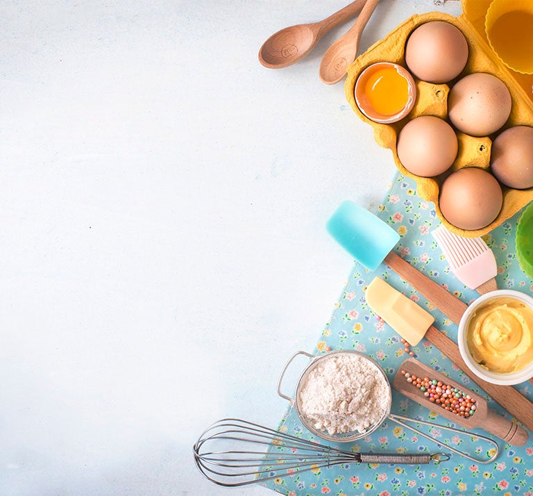 Ingredientes y utensilios para postres Ingredientes y utensilios para postres