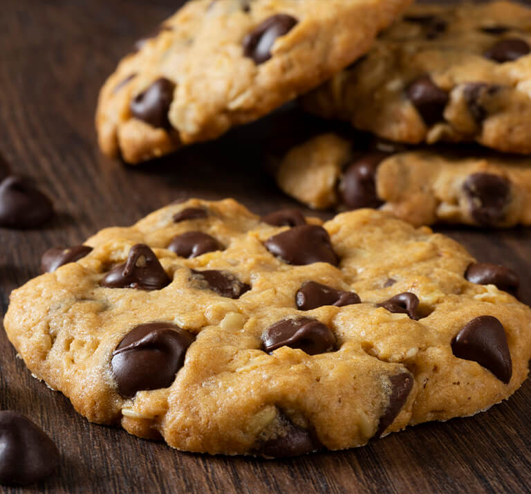 Galletas con chips de chocolate Galletas con chips de chocolate