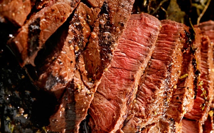 Carne preparada a término medio Carne preparada a término medio