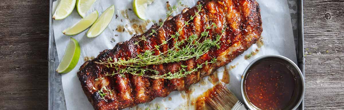Asado de tira condimentado Asado de tira condimentado