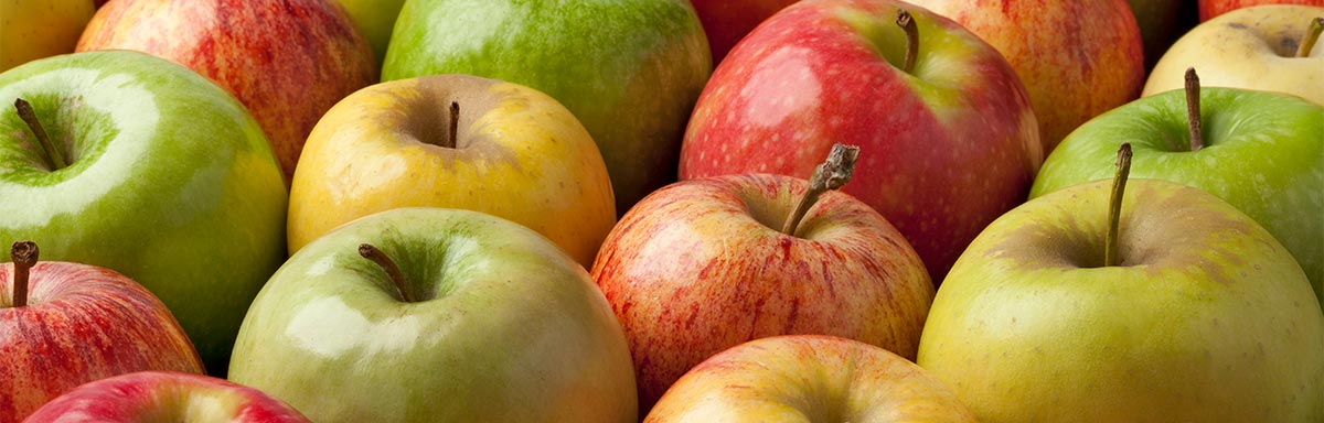 Manzana verde y roja Manzana verde y roja