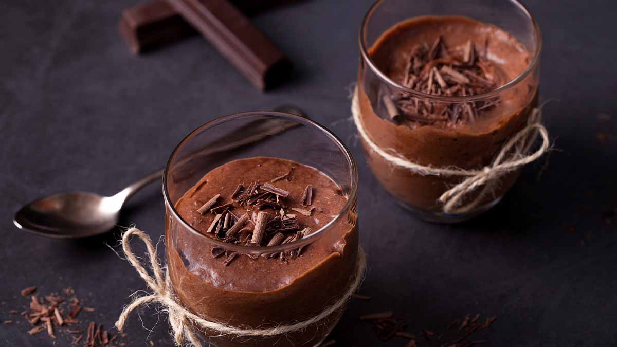 La mousse de chocolate es la más conocida. 