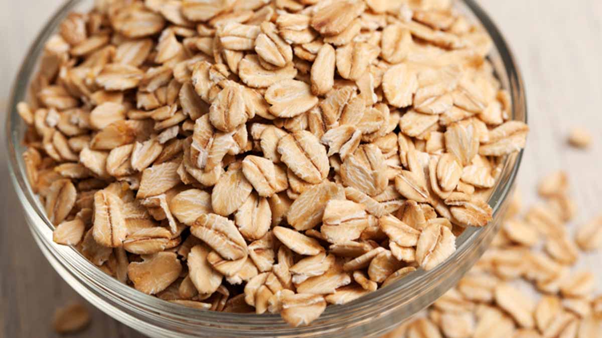 Avena servida en un bowl. Avena servida en un bowl.