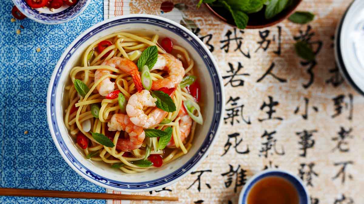 Ramen de camarones. Ramen de camarones.