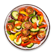 Variedad de Recetas con Vegetales para una dieta saludable