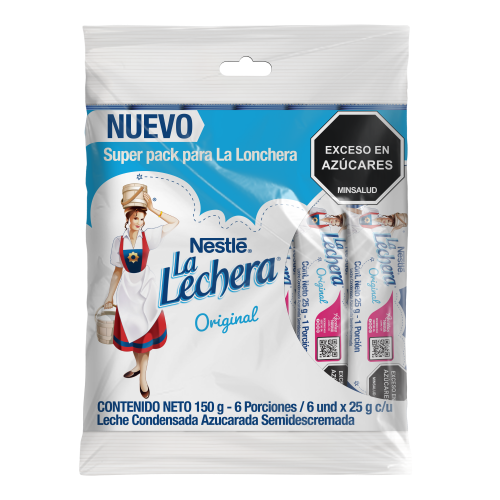 Leche Condensada LA LECHERA® Multipack 6 x 25g