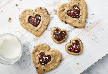 Amor y amistad con galletas caseras.