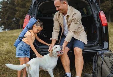 Campamento en familia por el día del padre.