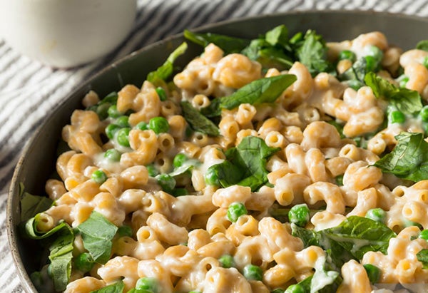 Macarrones con queso. 