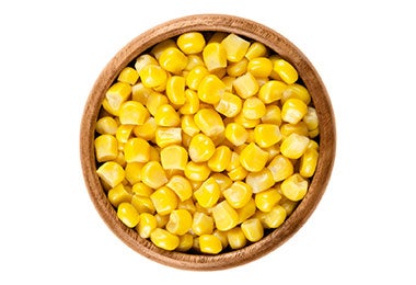 Maíz dulce para hacer mazorcada para street food Colombia.