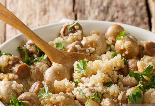 Risotto Quinoa Chapiñones