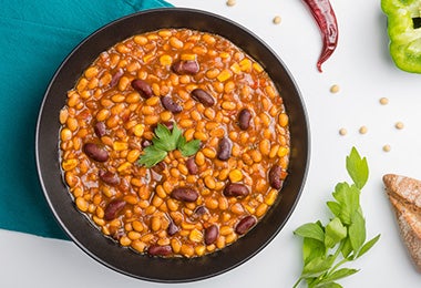 Los granos son alimentos enlatados muy populares