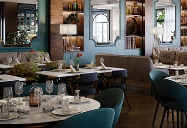Restaurante con ambiente ideal para degustar platillos de cocina de autor.