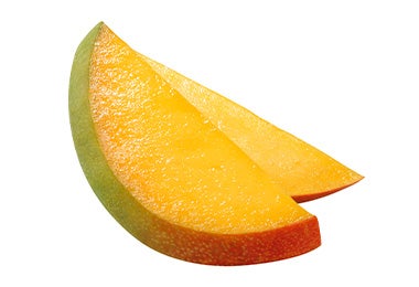 Los betacarotenos le dan su color al mango.