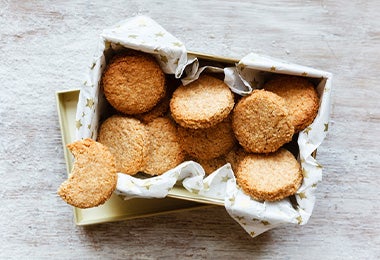 Caja de galletas de mantequilla