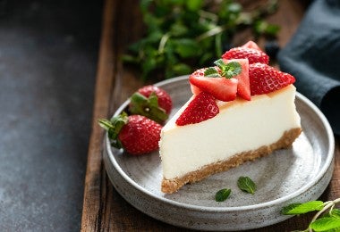 Conservar fresas cheesecake