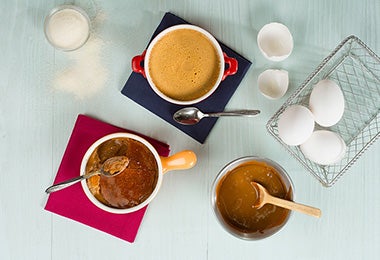 Crème brûlée, postre cuchareable suave y crujiente   