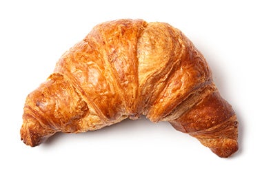 El croissant es una de las comidas más populares con hojaldre.