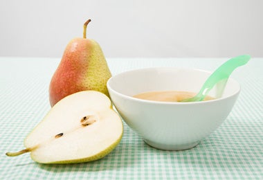 Papilla de pera, propiedades y recetas