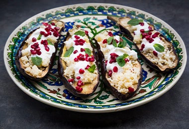 Berenjenas rellenas para añadir a tu alimentación