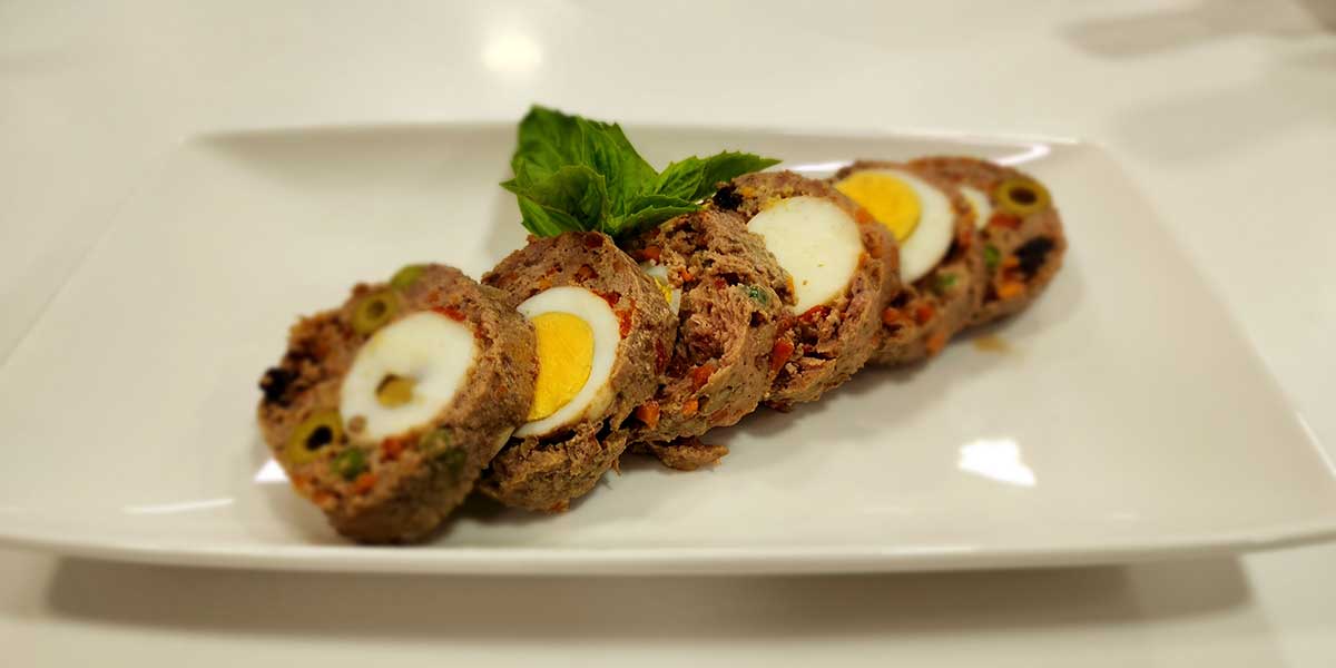 Rollo carne molida Rollo carne molida