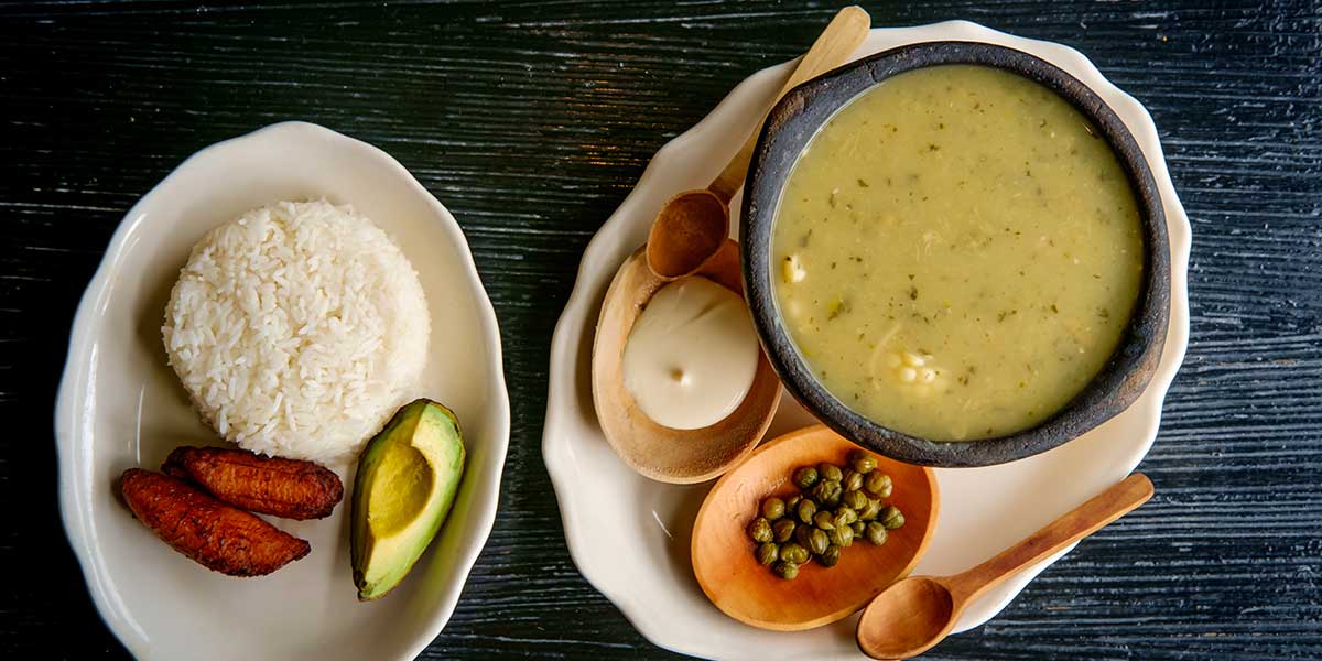 Ajiaco vegetariano