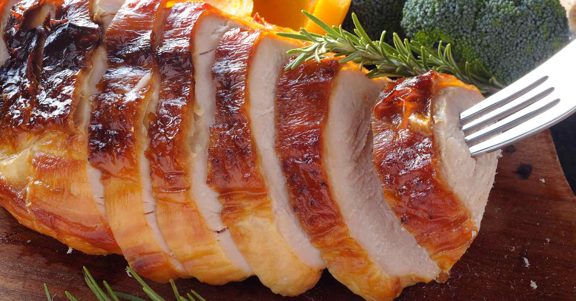 Pavo relleno navideño