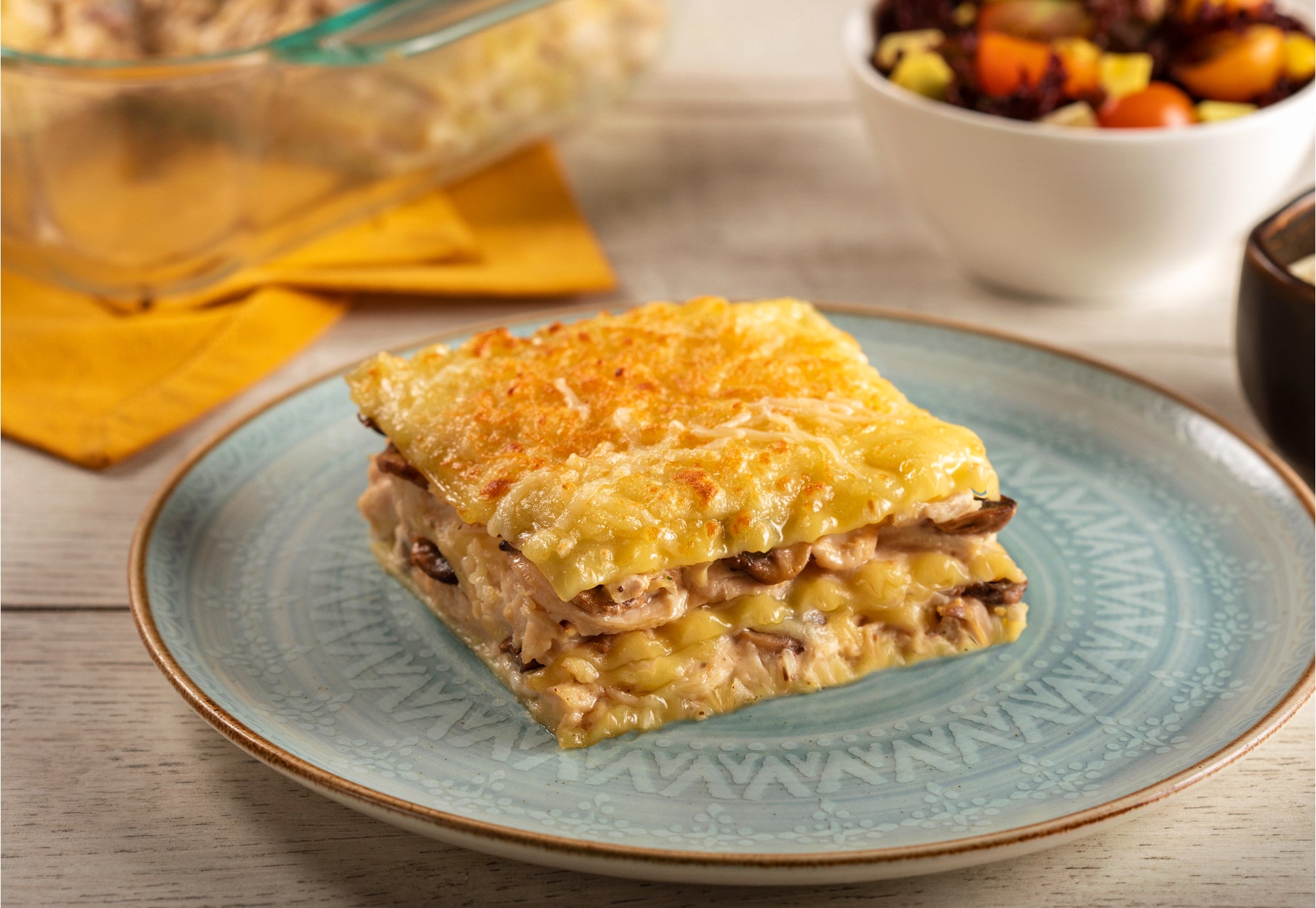 Lasaña de pollo Lasaña de pollo