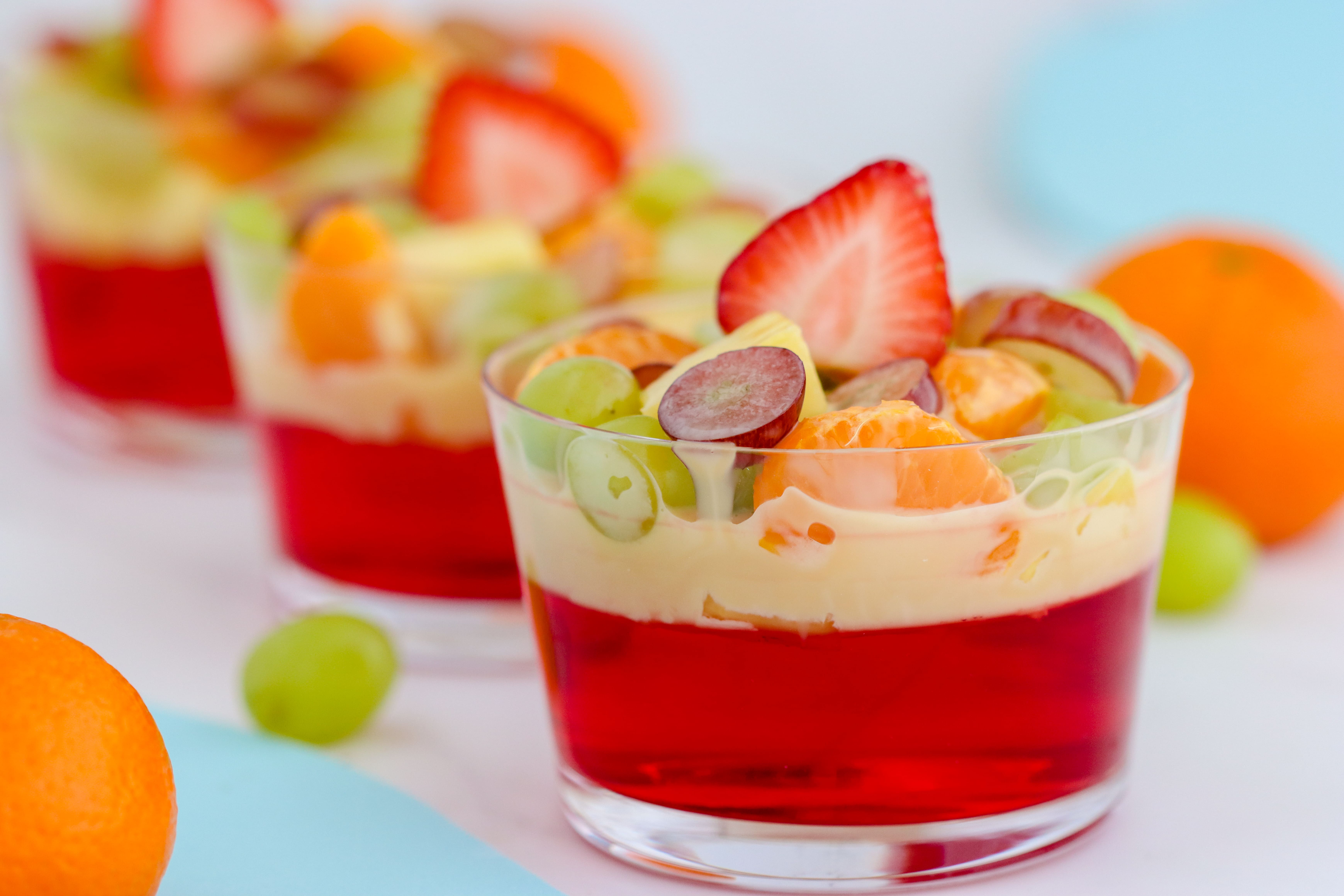 Deliciosa Gelatina con fruta Recetas Nestlé