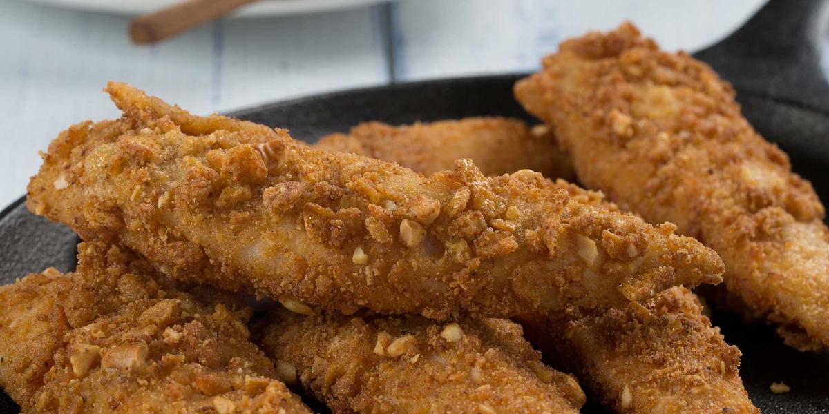 cubos de pollo