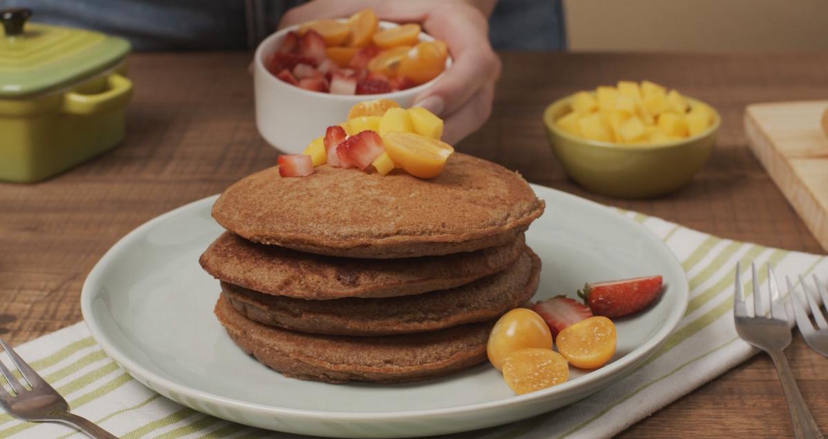 Pancakes sin lactosa de Chocolate Pancakes sin lactosa de Chocolate
