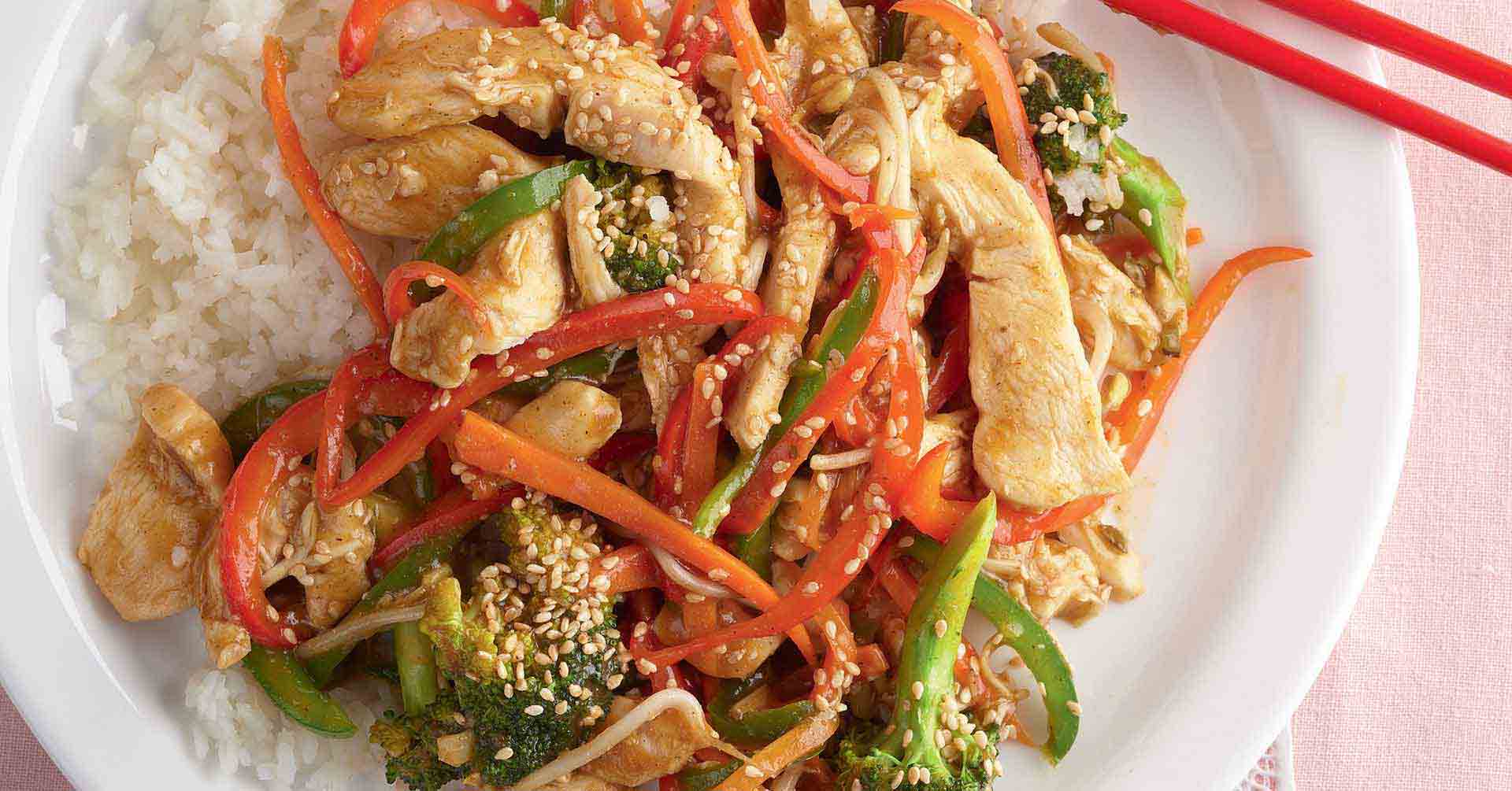 POLLO CON VERDURAS CHINAS