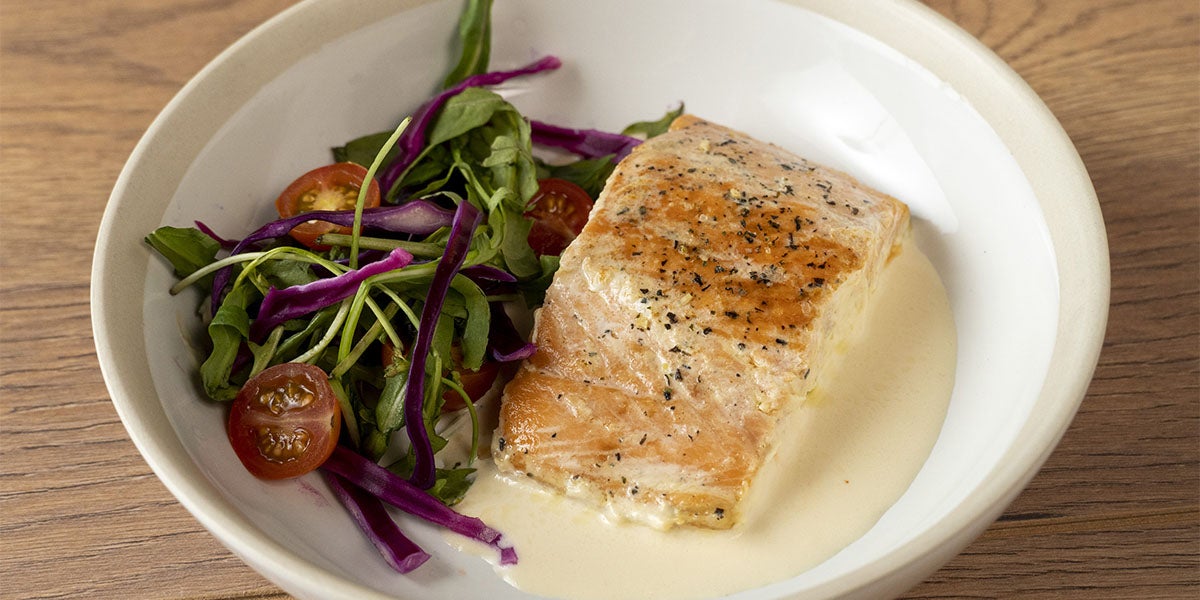 Salmón cremoso