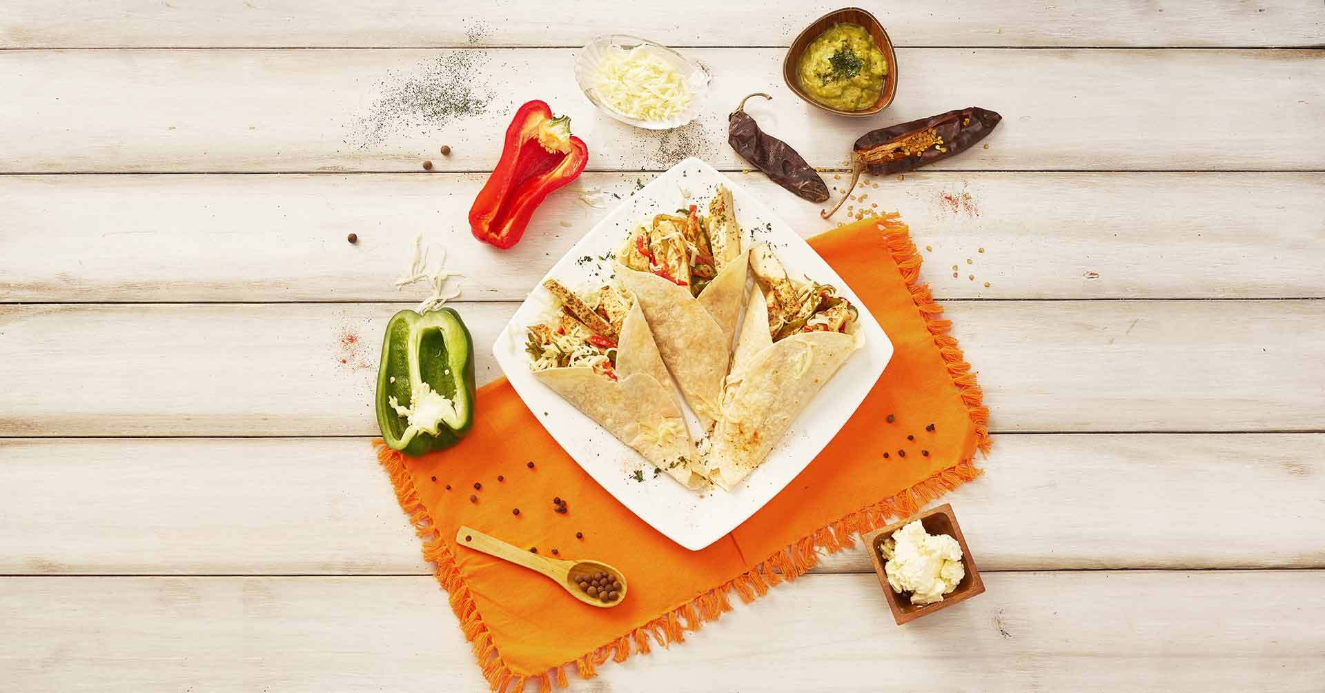 fajitas de pollo