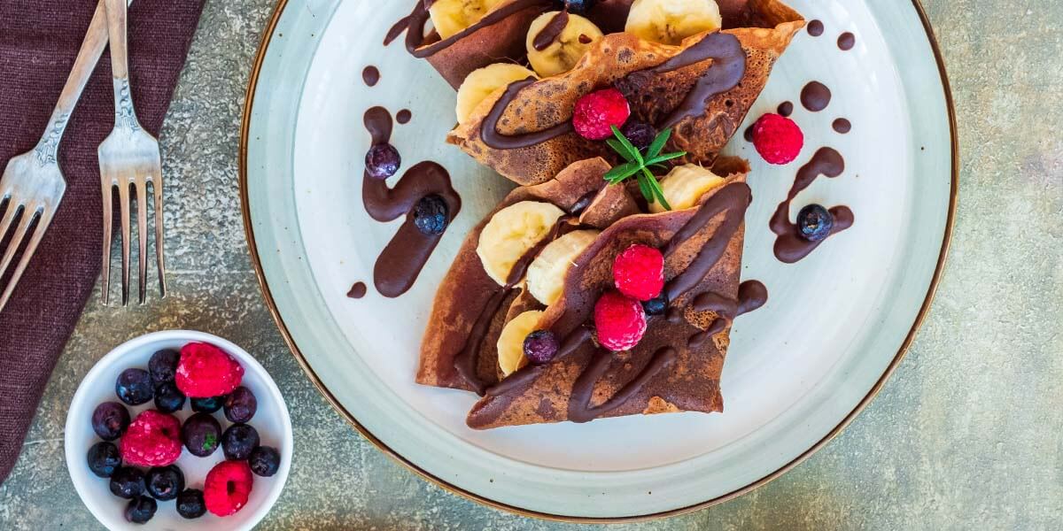 Pancake de Avena, Zanahoria, Banano y Cacao Recetas Nestlé