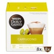 Caja de cápsulas NESCAFÉ® DOLCE GUSTO® Cappuccino, café espumoso con leche cremosa.