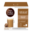 Caja de cápsulas NESCAFÉ® DOLCE GUSTO® Café Au Lait, café suave con leche.