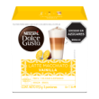 Caja de cápsulas NESCAFÉ® DOLCE GUSTO® Latte Macchiato Vainilla, café con leche y toque dulce.