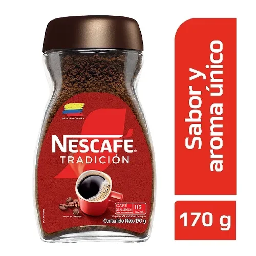 Imagen frontal del producto Café instantáneo NESCAFÉ Tradición x 170g