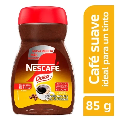 Imagen frontal del producto Café soluble NESCAFÉ Dolca x 85g