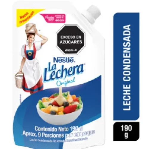 Imagen frontal del producto La Lechera en la versión 190g Doypack