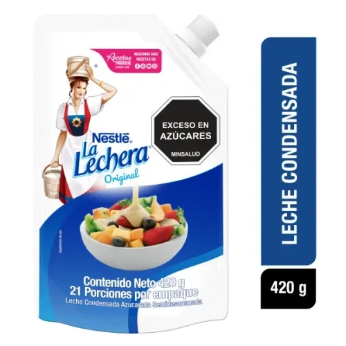 Imagen frontal del producto La Lechera en la versión 420g Doypack