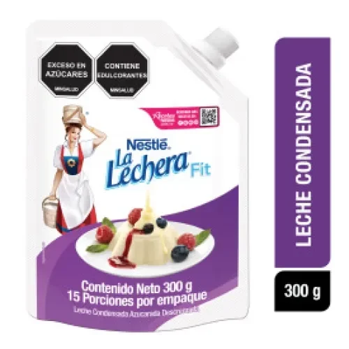 Imagen frontal del producto La Lechera Fit en la versión 300g Doypack