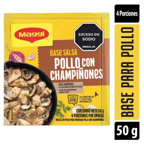 Imagen frontal del producto Salsa MAGGI Pollo con Champiñones x 50g