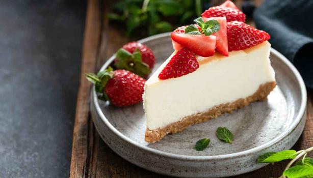 Cheesecake de fresas.