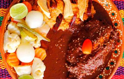 Plato de desayuno mexicano 