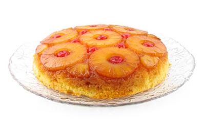 Un postre de piña. Un postre de piña.