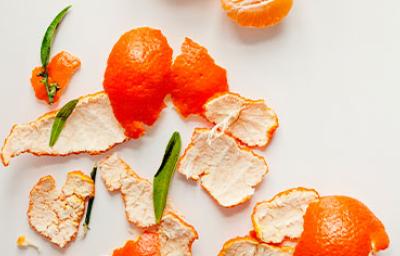 Cómo aprovechar las cáscaras de mandarina 