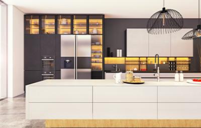 Cocina limpia y nevera al fondo, quitar mal olor de la nevera Cocina limpia y nevera al fondo, quitar mal olor de la nevera