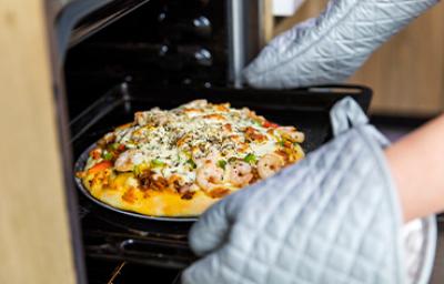 Pizza recién horneada Pizza recién horneada